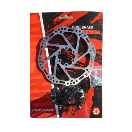 Дисковые тормоза REPUTE задние DSC310 с ротором RPT005 160 мм, IS type адаптером (J02) и гайкой 30047