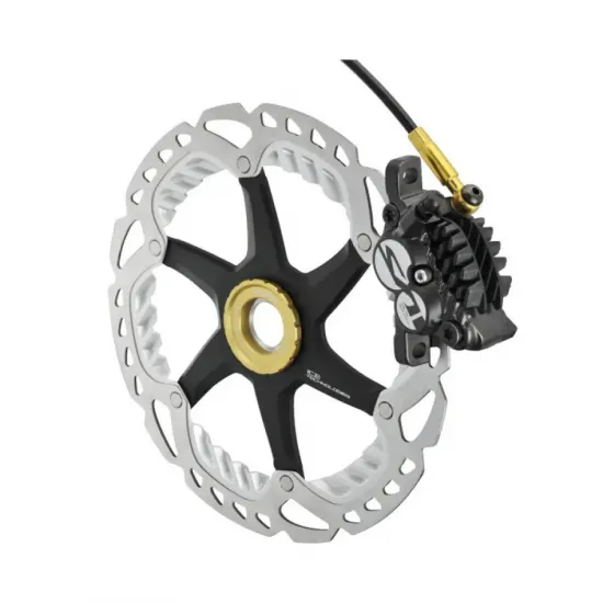 Калипер гидравл диск тормоз BR-M820 SAINT, монтаж РМ160мм, колодка H03C/Fin, металл