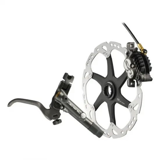 Калипер гидравл диск тормоз BR-M820 SAINT, монтаж РМ160мм, колодка H03C/Fin, металл