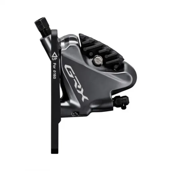 Калипер гидрав. диск тормоз BR-RX810, GRX, передний, FLAT MOUNT, 140/160MM ротор, колодка L03A RESIN PAD(W/FIN)