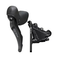 Гальмо гідравл диск RX400-1 GRX, переднє (ліва гальм.ручка/шифтер ST-RX600 2-швидк, каліпер BR-RX400, гідроліния 1000мм)