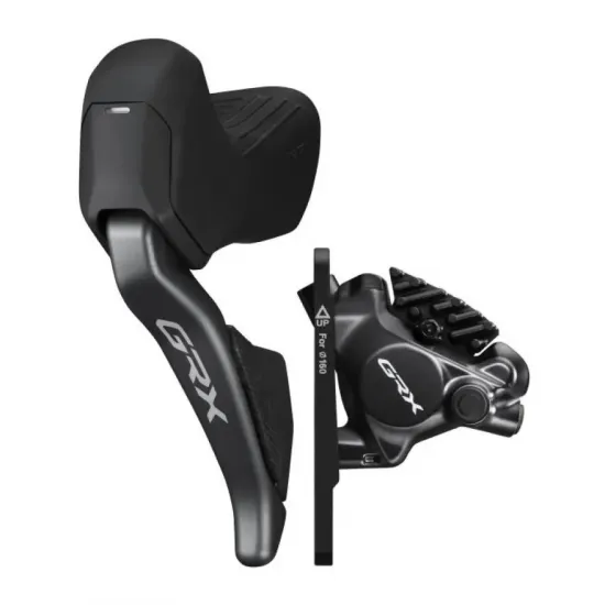 Гальмо гідравл диск RX825 GRX Di2, переднє (ліва гальм.ручка/шифтер ST-RX825 2-швидк, BR-RX810, гідроліния 1000мм)