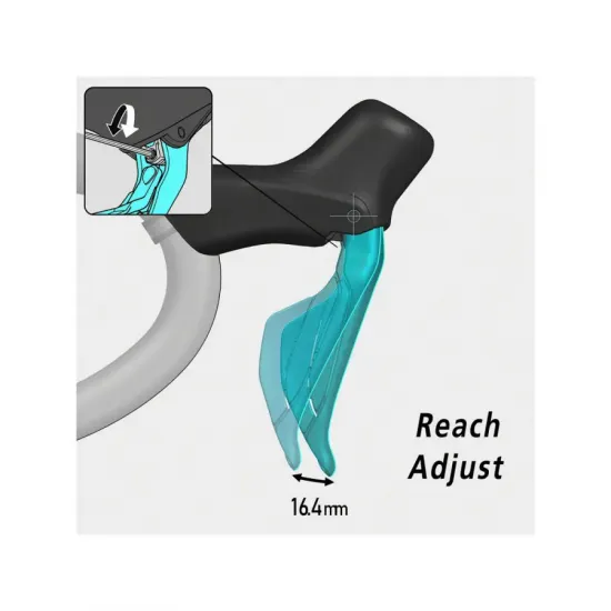 Гидравлический тормоз диск для шоссе R7170 105, задний (правая ручка, колодка, гидролиния 1700мм)