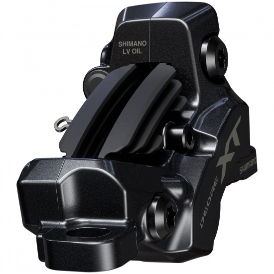 Гальмо гидравл. дисковое M8220 DEORE XT переднее (левая ручка, 4-поршневой калипер, J-kit гидролиния 1000мм)