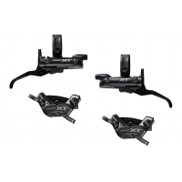 Гальмо гідравл. дискове M8220 DEORE XT перед + зад (4-поршн каліпер, J-kit гідролінії 1000 і 1700мм)