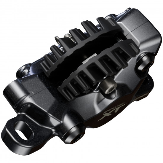 Гальмо гідравл. дискове Shimano M8200 DEORE XT переднє (ліва ручка, 2-поршн каліпер, J-kit гідролінія 1000мм)