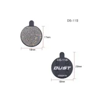 Колодки гальмiвнi полуметал пiд дисковi гальма DUST DS-11S Пiдходить пiд дисковi гальма Alhonga, ZOOM DB250/350/450/550