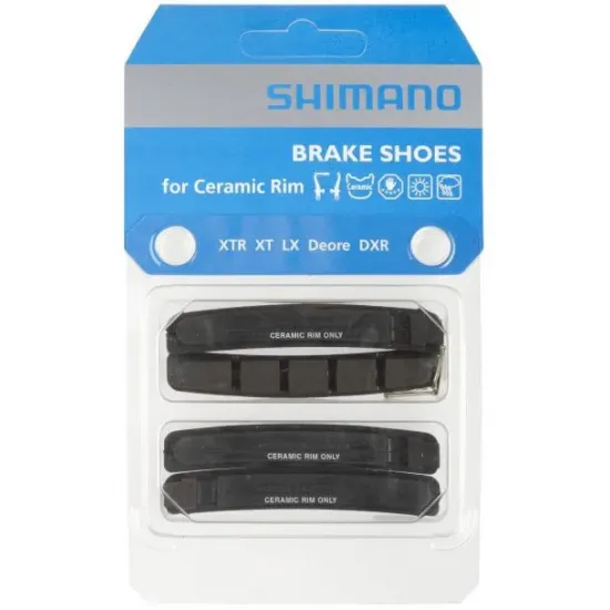 Гальмівні гумки гальм V-brake BR-M970/M739 для керамічн.обода (2 пари)