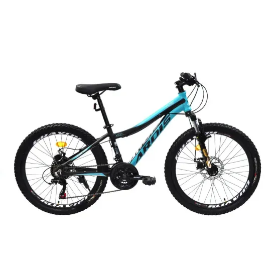 Велосипед підлітковий ARDIS 24 MTB AL "CLEO" чорно-бирюзовий 01462BLK