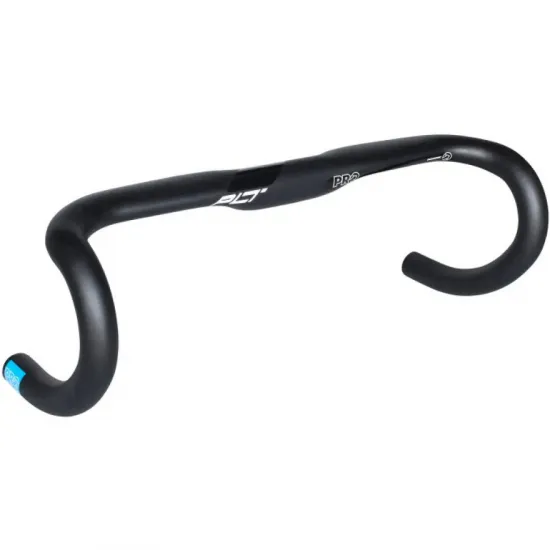 Кермо PRO шосейне компакт ерго PLT 44cm/31.8mm, чорне