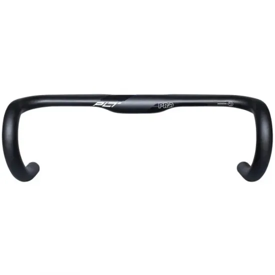 Кермо PRO шосейне компакт ерго PLT 44cm/31.8mm, чорне