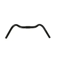 Руль ZOOM NR-3 комфортный 525мм подъем 64, изгиб 38 град. алюмин. чёрный глянцевый