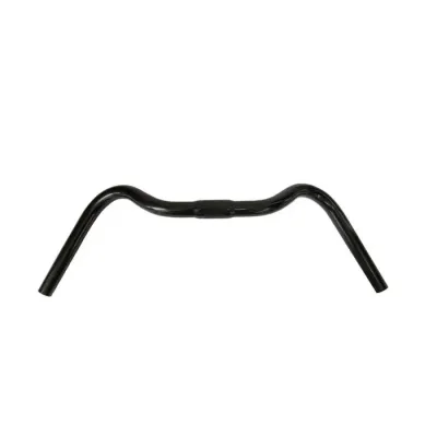 Руль ZOOM NR-3 комфортный 525мм подъем 64, изгиб 38 град. алюмин. чёрный глянцевый