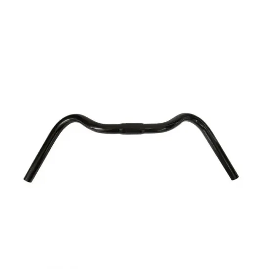 Руль ZOOM NR-3 комфортный 525мм подъем 64, изгиб 38 град. алюмин. чёрный глянцевый