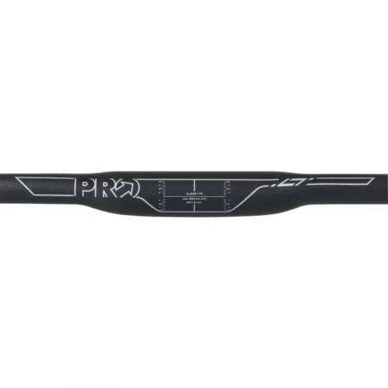 Кермо PRO шосейне ерго LT 40cm/31.8mm, чорне