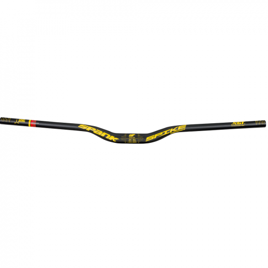Руль SPANK SPIKE 800 Vibrocore™, 30R Черный Желтый
