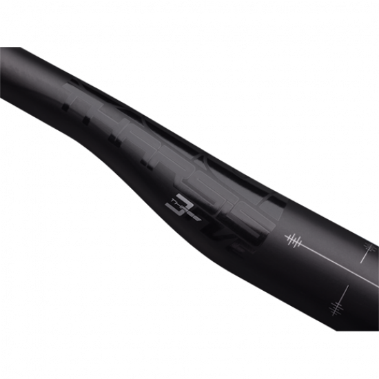 Кермо PRO МТB Tharsis Mini rise 800/35/9D sweep/10мм підйом, карбон, чорне