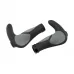 Ріжки Longus ERGOBUL с ручками руля, анатомические черный/серый