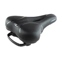 Сідло Longus COMUT-E VXL, чорний, з ручкою, з отвором Сідло Longus COMUT-E VXL, чорний, з ручкою, з отвором