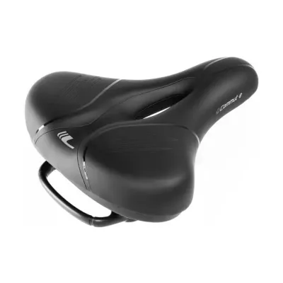 Сідло Longus COMUT-E VL, чорний, з ручкою, з отвором Сідло Longus COMUT-E VL, чорний, з ручкою, з отвором
