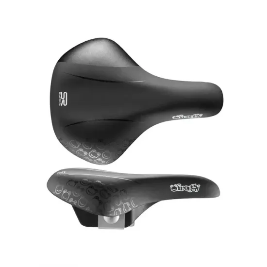 Сідло Selle Royal Junior FROGGY, для 12" -16", Foam Matrix, оббивка Soft Touch, 202х150мм, 290, unisex, чорне