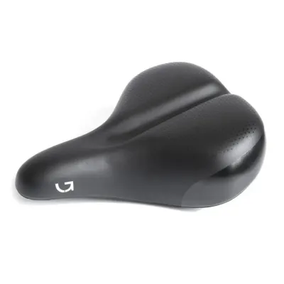 Сідло Green Cycle Comfort 227, сталеві рейли, чорне
