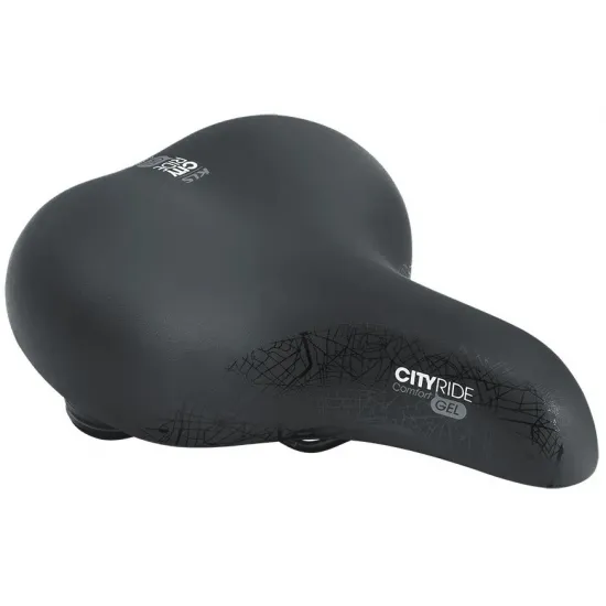 Сідло KLS Cityride гелеве чорний
