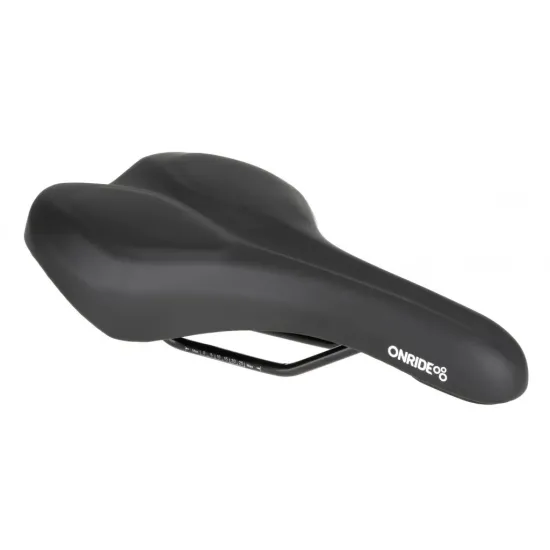 Сідло ONRIDE Назва_7, Memory Foam, рамки cталь, чорне, 273 x 170 мм