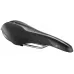 Сідло Selle Royal SCIENTIA M1 Moderate, 3D skingel, оббивка Black gummy/Black mokka, 289х141мм, 425г, рейли сталь + Curva suspension, unisex, чорне