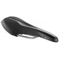 Седло Selle Royal SCIENTIA A2 Athletic, 3D skingel, обивка Black gummy/Black mokka, 289х144мм, 390г, рейлы сталь + Curva suspension, unisex, черное Седло Selle Royal SCIENTIA A2 Athletic, 3D skingel, обивка Black gummy/Black mokka, 289х144мм, 390г, рейлы сталь + Curva suspension, unisex, черное