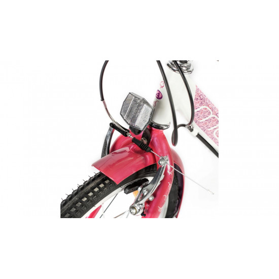 Велосипед AUTHOR (2023) Melody 20", рама 10", цвет-белый // розовый