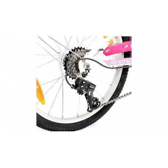 Велосипед AUTHOR (2023) Melody 20", рама 10", цвет-белый // розовый