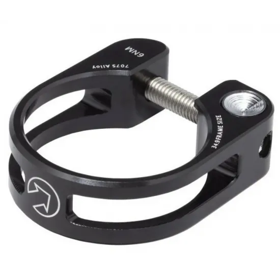 Зажим подседельного штиря PRO 28,6 mm, черный