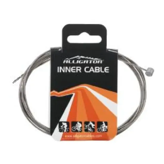 Тросик тормозной Alligator для МТВ нержавеющий полированный