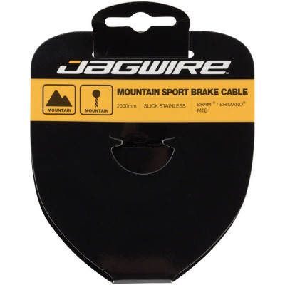 Трос для тормоза JAGWIRE 94SS2000 шлифованная нержавеющая сталь - 1.5X2000мм - SRAM / Shimano MTB