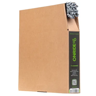 Тросик тормозной ONRIDE MTB, нержавейка, полированный, 1,7 м, 100 шт., бухта