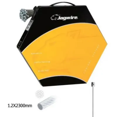 Трос для переключателя JAGWIRE Basics BWC1011 гальванизированный. 1.2х2300мм - Sram/Shimano (100шт)
