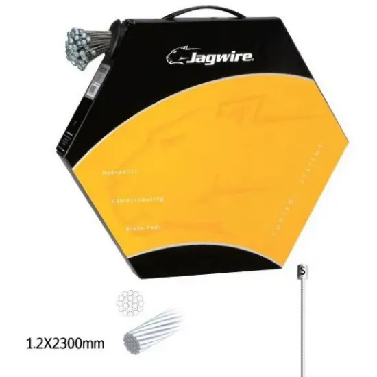 Трос для перемикача JAGWIRE Workshop 6009862 шіфована нержавіюча сталь, 1.1х2300мм - Sram / Shimano (100шт)