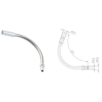 Направляющая трубка Alligator тормозного тросика на V-br. угол 110º (10 шт в упаковке)