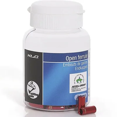 Накінечники для перемикання на сорочки XLC SH-X07, ø4.0мм, 50од, червоні Накінечники для перемикання на сорочки XLC SH-X07, ø4.0мм, 50од, червоні