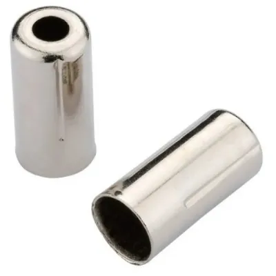 Ковпачок на оболонку JAGWIRE Open BOT115-2D - гальм. 5мм - Chrome алюм. (200шт)