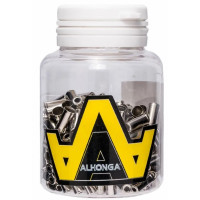 Крышка на оболочку ALHONGA HJ-D90 - перекл. 4мм - штампованный, медный, хромированный, банка (250шт)