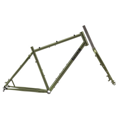 Рама 28 "Pride ROCX Tour рама - L 2022 Green Glitter + вилка