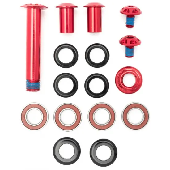 Набір болтів на задн. амортизатор Cannondale Scalpel 80, красн KP168/RED