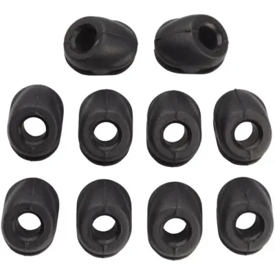 Заглушка та направляючі в раму JAGWIRE CHA159, 4mm Derailleur Housing (8mm Frame), чорні (10шт)