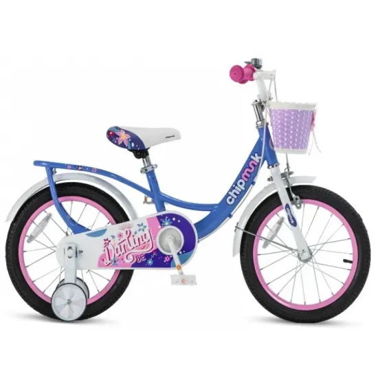 Велосипед дитячий RoyalBaby Chipmunk Darling 16", OFFICIAL UA, фіолетовий