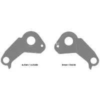 Гак на раму Ghost, Shimano Hanger MY2017 (B1) HT, GHM09-022