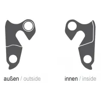 Гак на раму Ghost GRH-10, черный Гак на раму Ghost GRH-10, черный