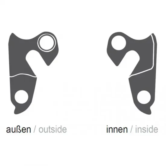 Гак на раму Ghost GRH-10, чорний