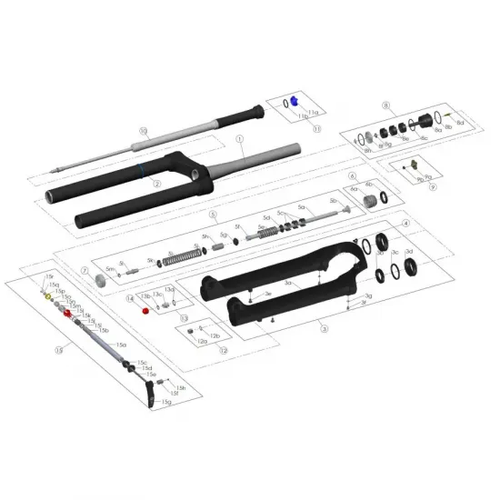 Набор сальников Suntour для Durolux36 FKA122-04
